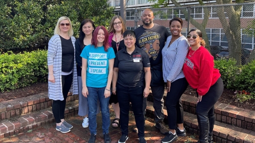 Community-Based Counseling team includes Victoria Herman, Mei-ling Cheng, Jessica Trusiani, Manda Gatto, Wil Vargas, Shan Reeves, Victoria Miller-Butcher, and Dominique Paz