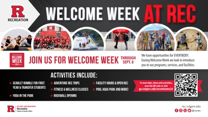 Welcome Week at Recreation