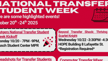 National Transfer Student Week National Transfer Student Week