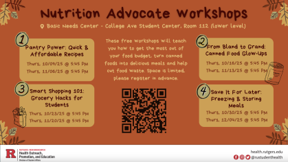 Nutrition Workshops