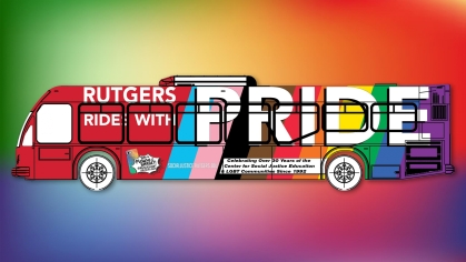 Rutgers Pride Bus