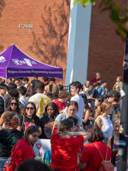  Over 500 student organizations, university departments and community partners participated in the annual Involvement Fair on the College Avenue campus
