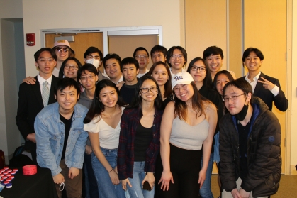 group of students from Rutgers Cantonese Club