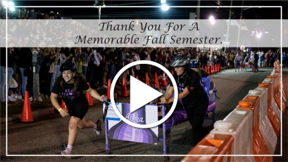 Thank you for a memorable fall semester 2021