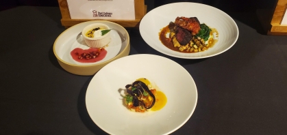 Dishes from the competition