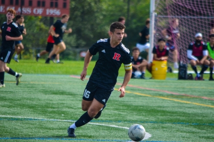 Andrew Della Ferra on the soccer field