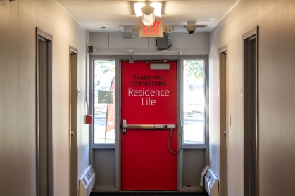 The exit from 90 Davidson