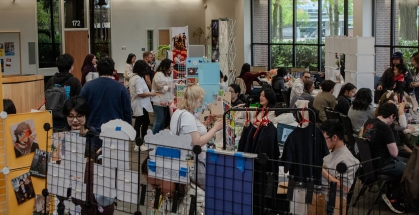 Artist alley vendors selling their work